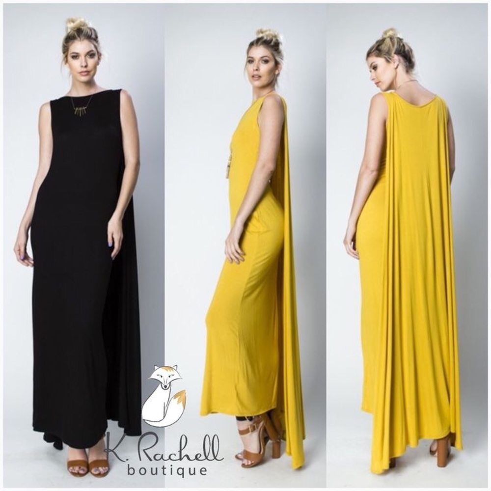 Black Cape Dress